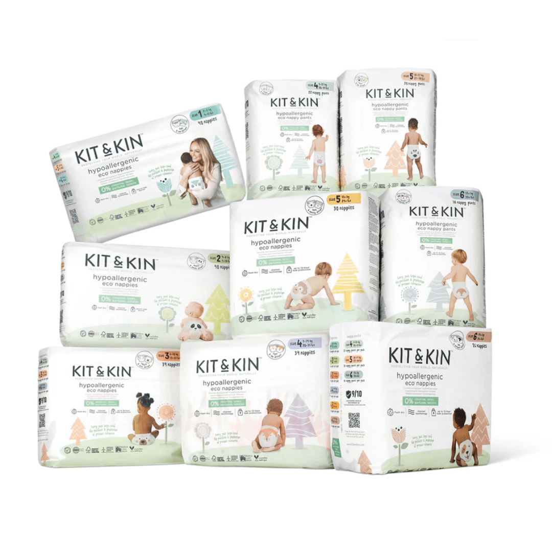 Kit & Kin Eco Nappies – Soft, Sustainable & Hypoallergenic - REGN