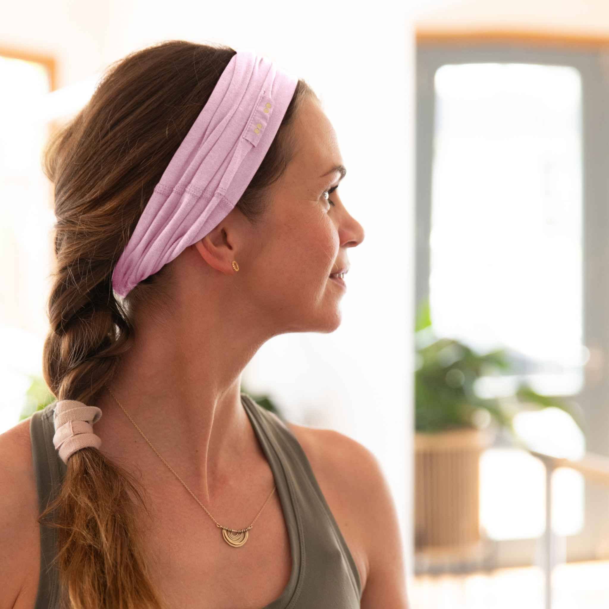 KOOSHOO Twist Headband Pink Mist – Organic Fairtrade - REGN