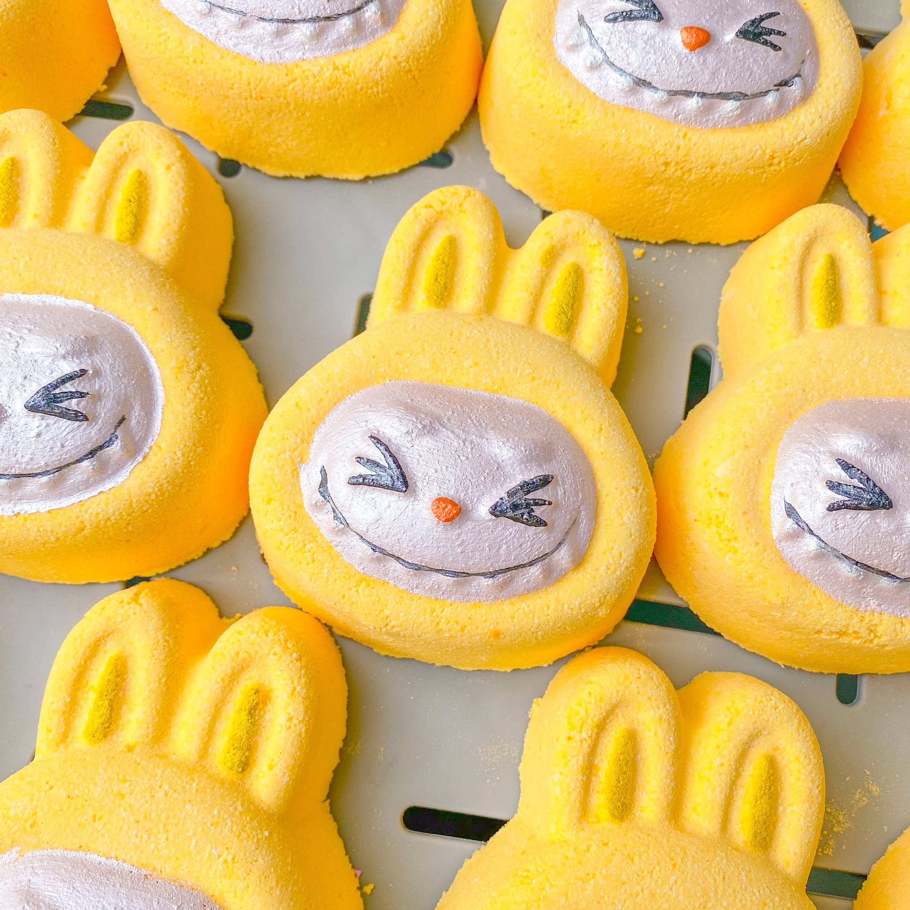 Labu Bath Bomb Yellow – Sherbet Lemon Scent - REGN