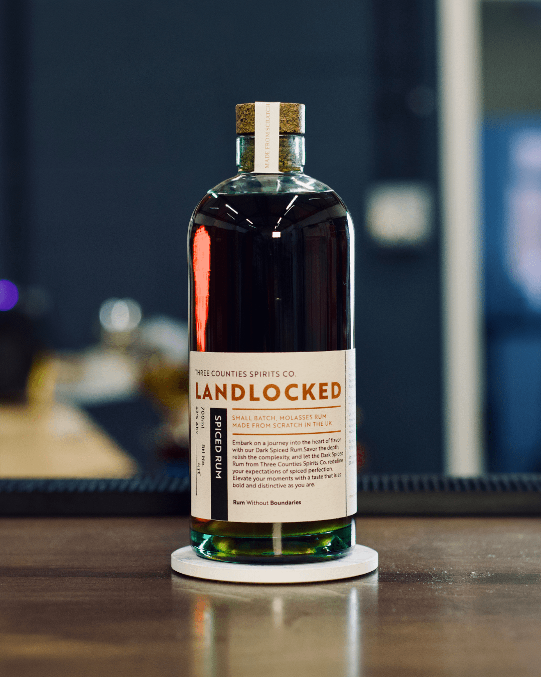 Landlocked English Dark Spiced Rum - REGN