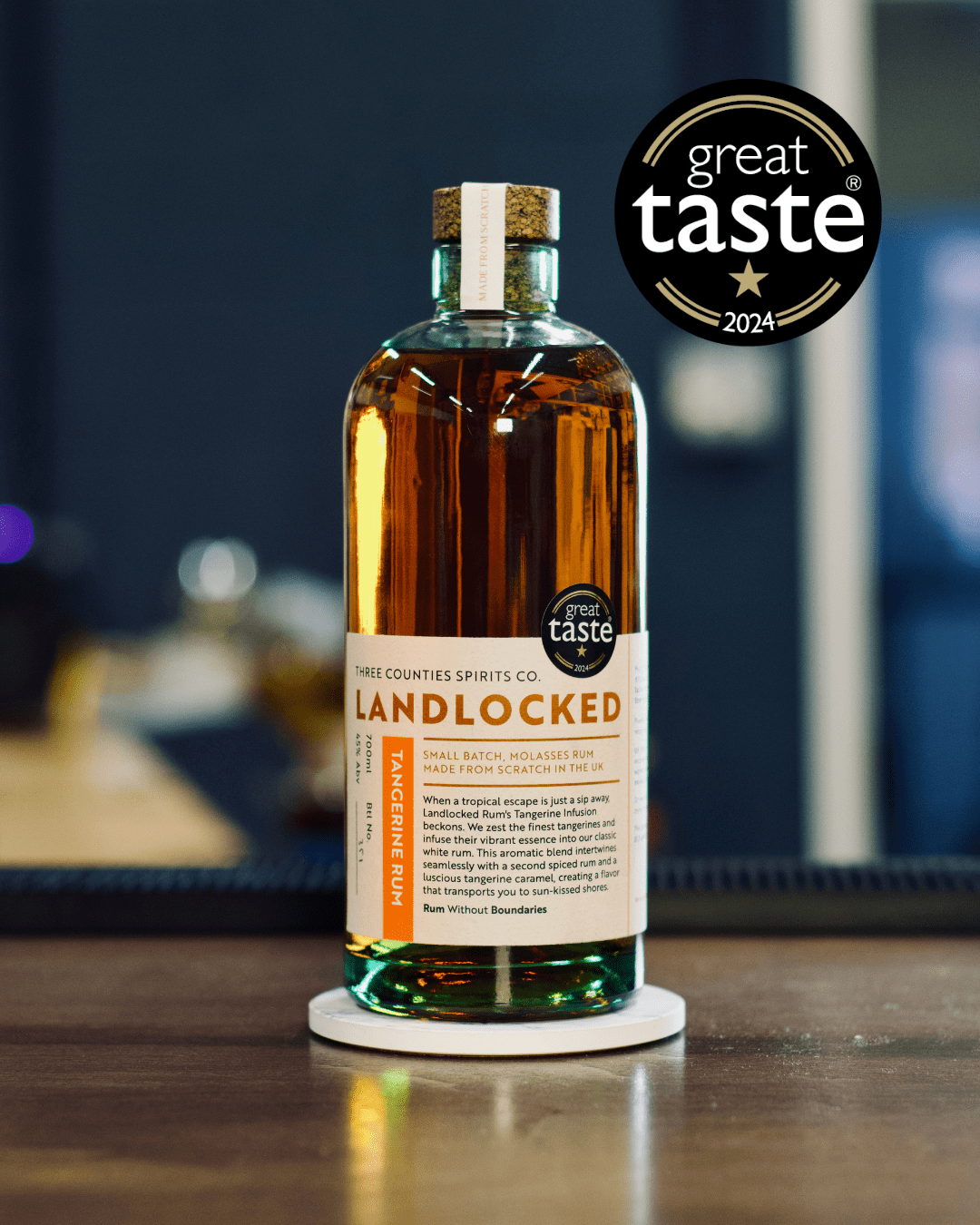 Landlocked English Tangerine Rum - REGN