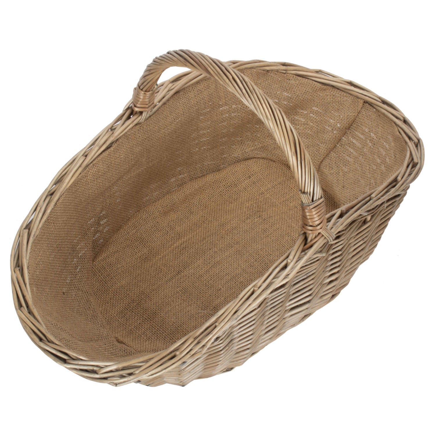 Large Antique Wash Harvesting Basket - REGN