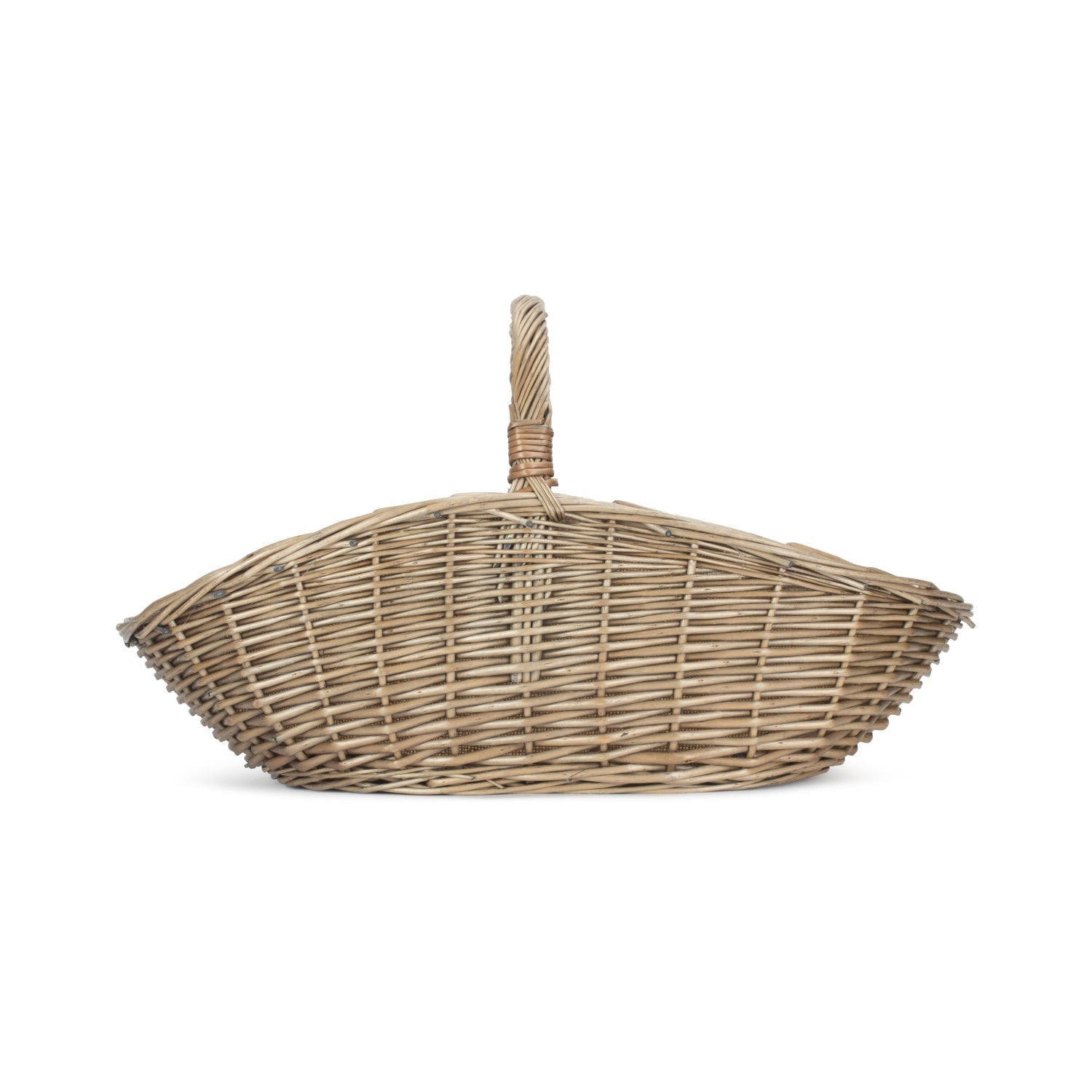 Large Antique Wash Harvesting Basket - REGN