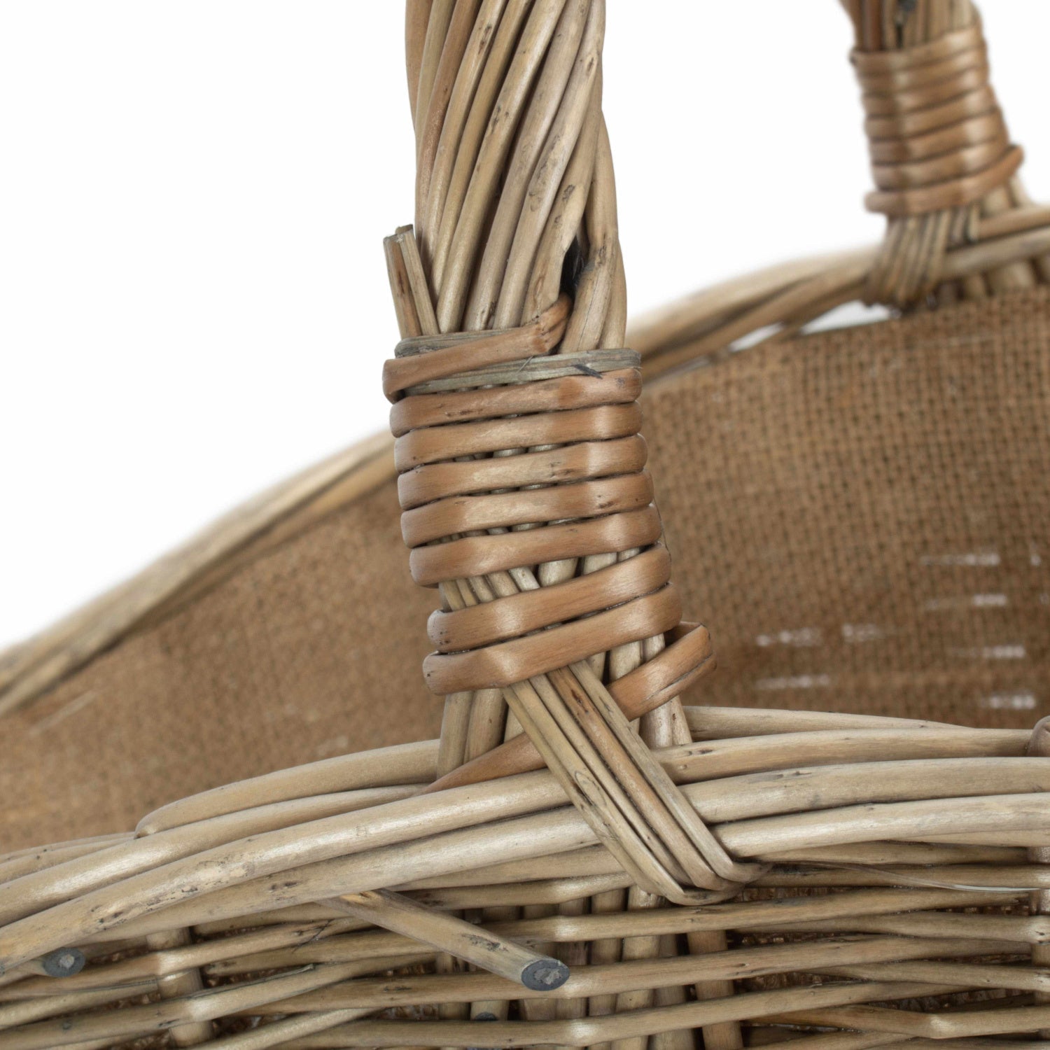 Large Antique Wash Harvesting Basket - REGN