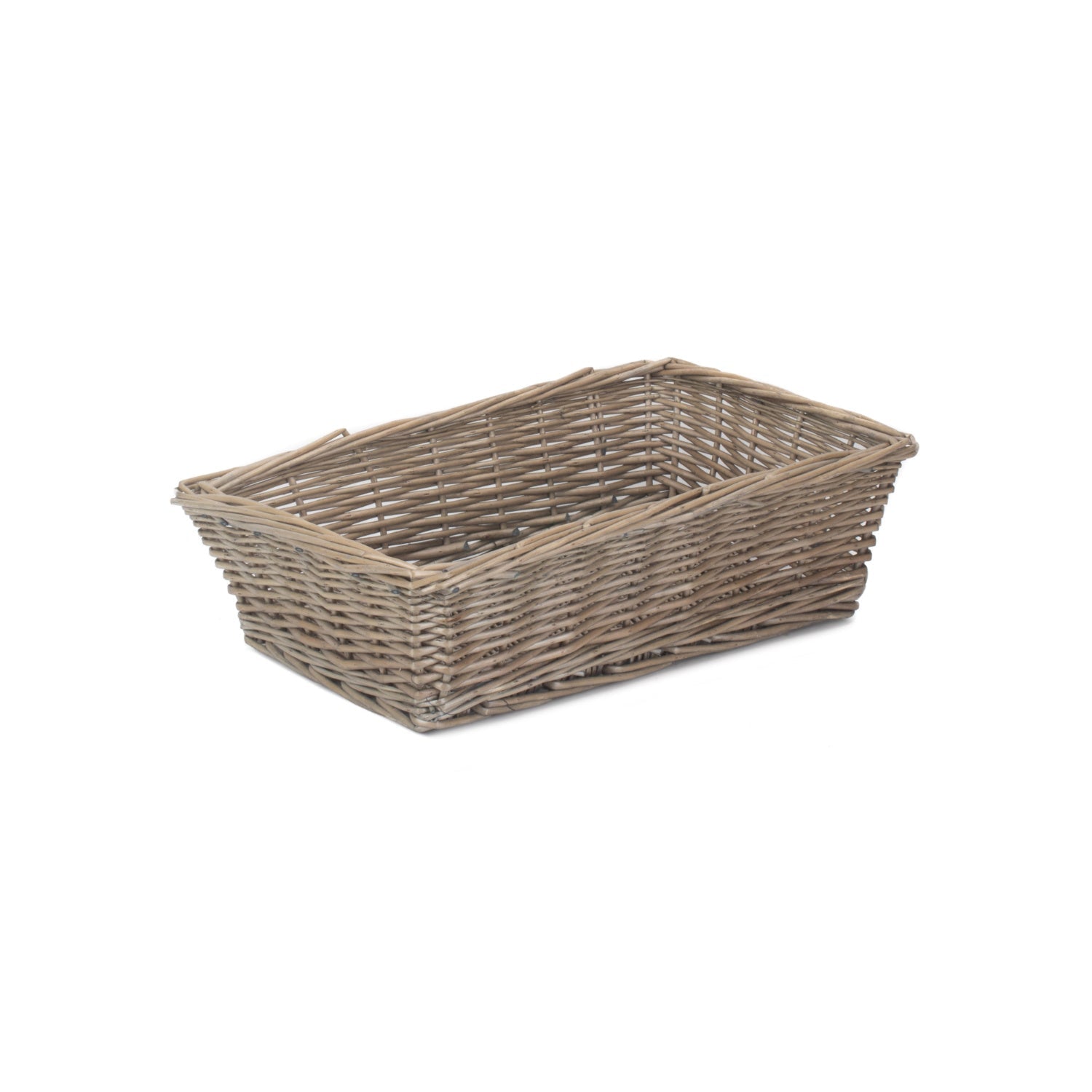 Large Antique Wash Tapered Tray Basket - REGN