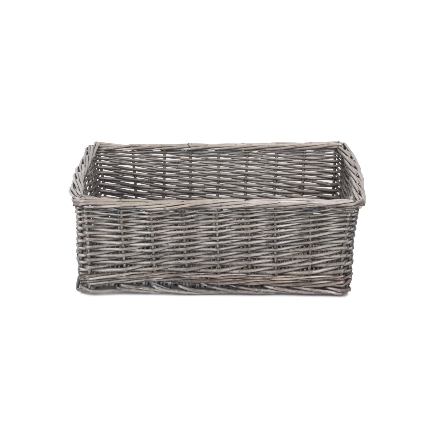 Large Antique Wash Willow Tray Basket - REGN