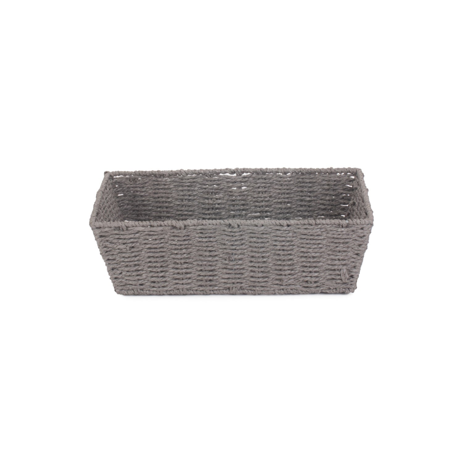 Large Grey Paper Rope Tray Basket - REGN
