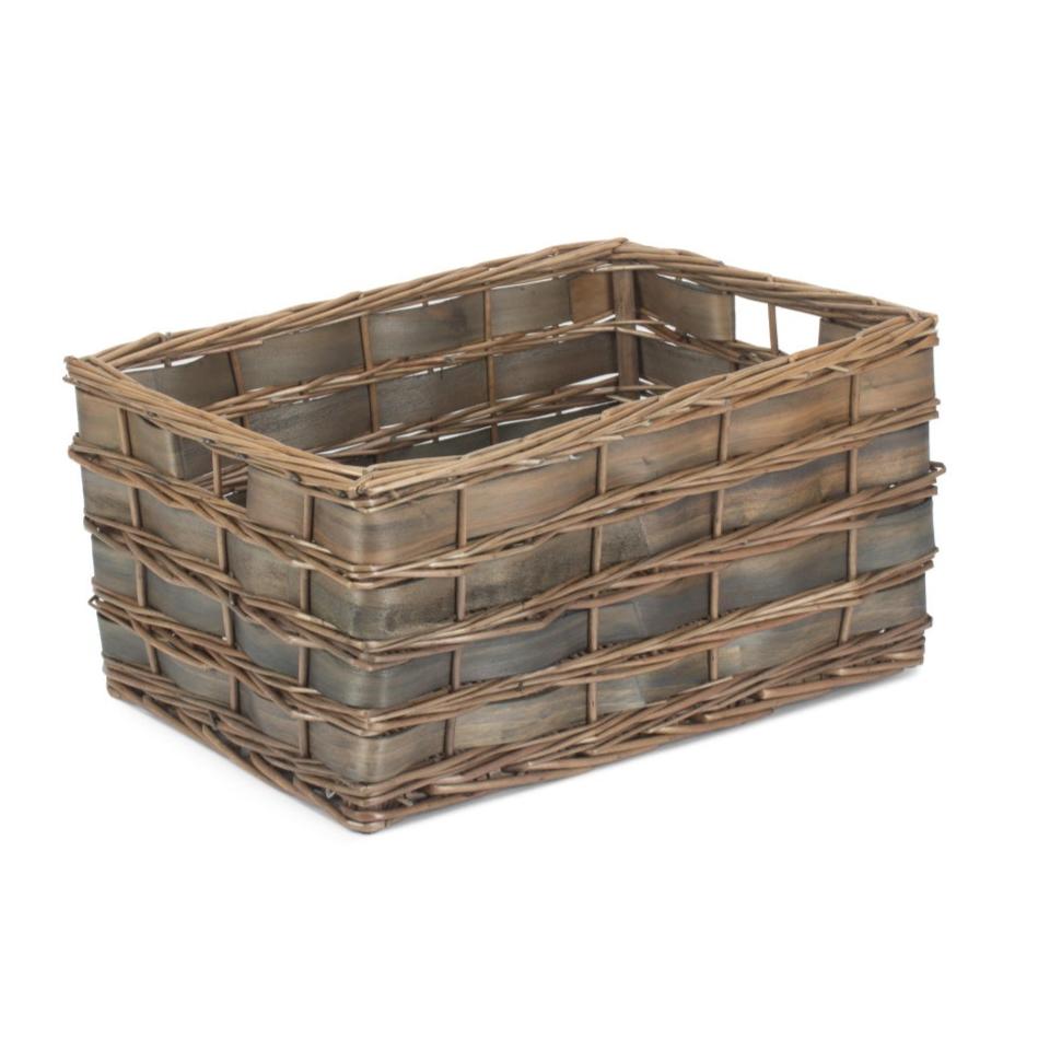 Large Grey Scandi Storage Basket - REGN