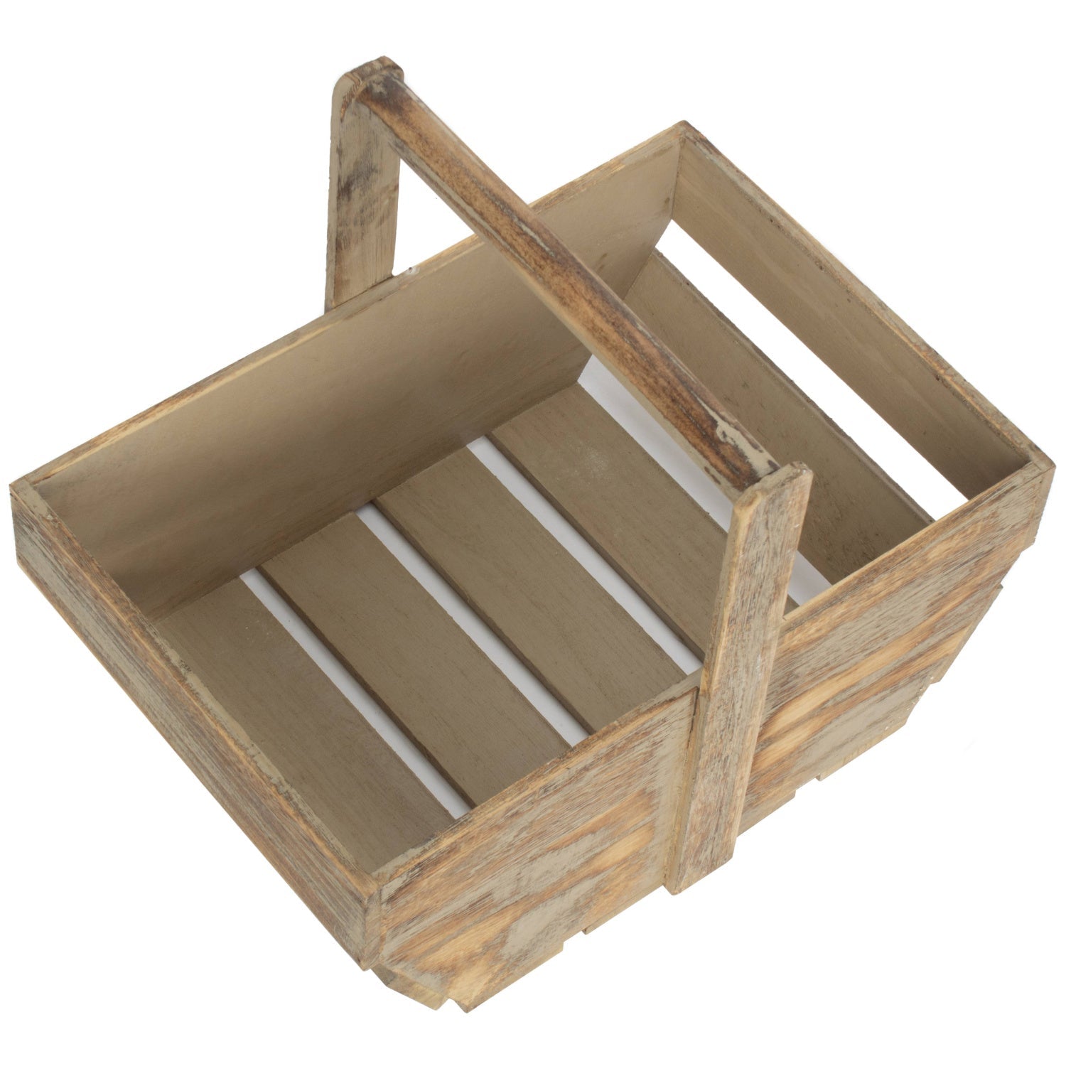 Large Oak Effect Wooden Trug - REGN