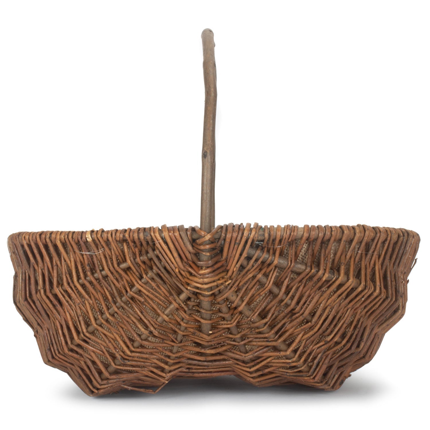 Large Oval Unpeeled Willow Garden Trug - REGN