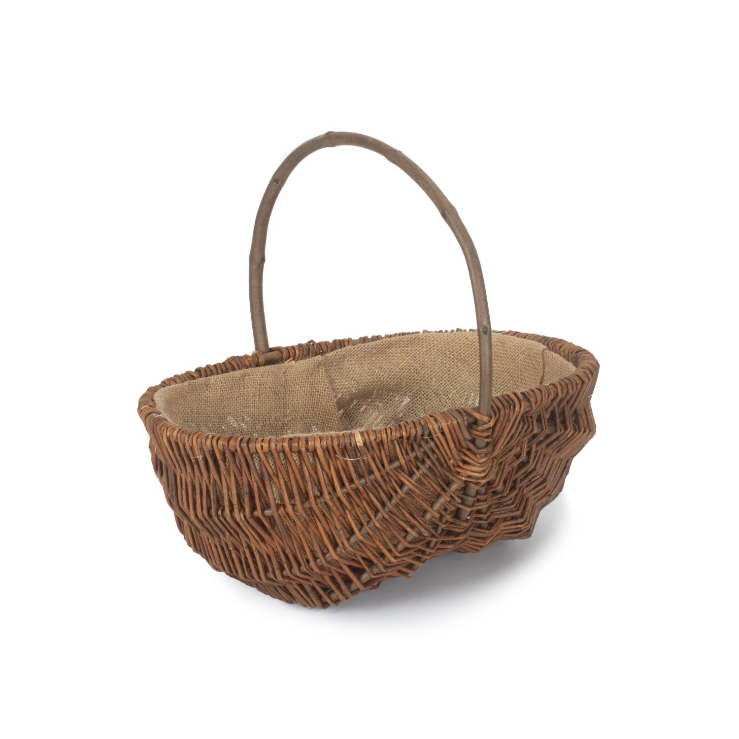 Large Oval Unpeeled Willow Garden Trug - REGN