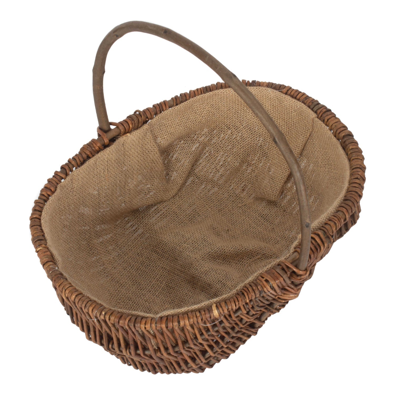 Large Oval Unpeeled Willow Garden Trug - REGN
