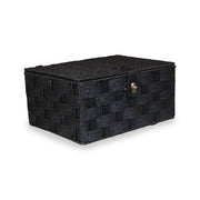 Large Paper Rope Hamper - Black - REGN