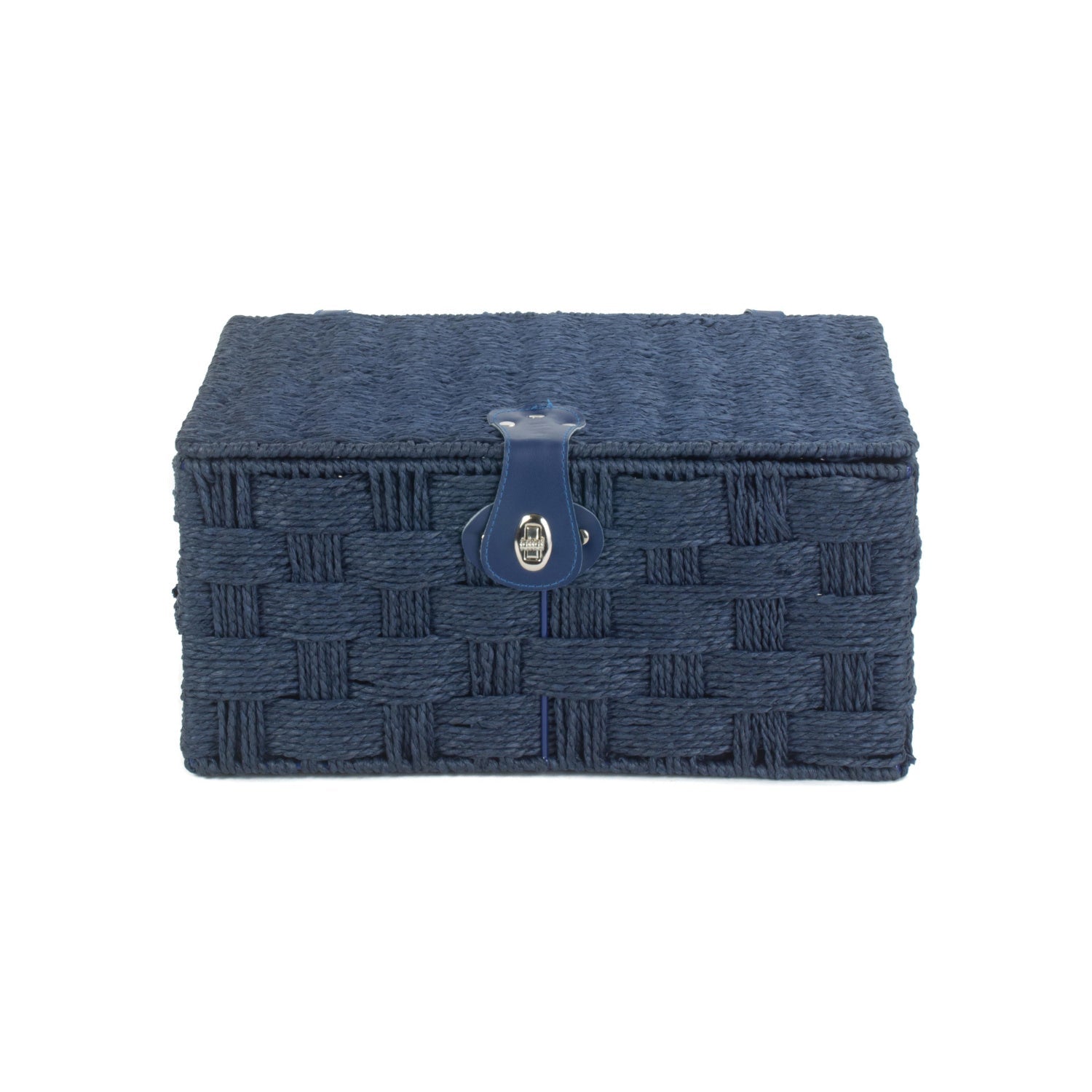 Large Paper Rope Hamper - Blue - REGN