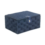 Large Paper Rope Hamper - Blue - REGN
