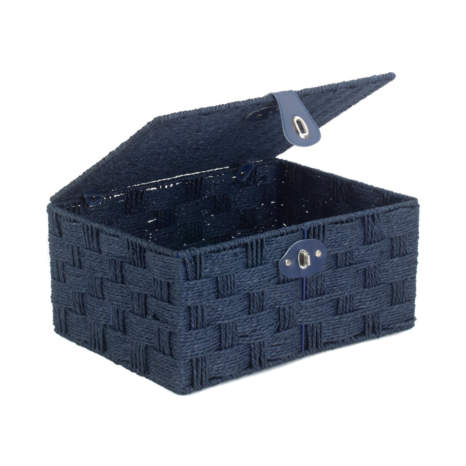 Large Paper Rope Hamper - Blue - REGN