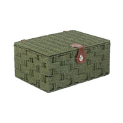 Large Paper Rope Hamper - Forest Green - REGN