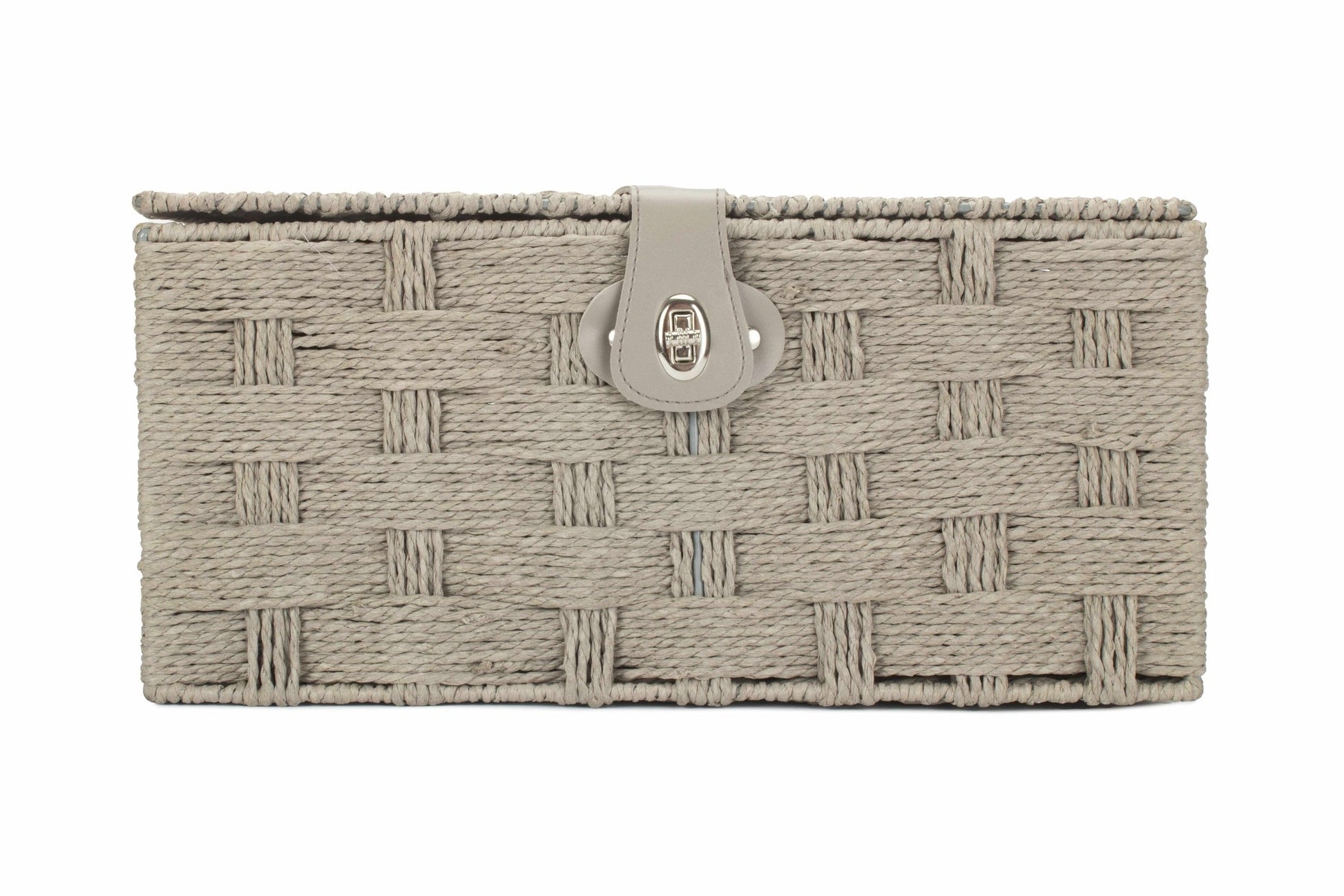 Large Paper Rope Hamper - Grey - REGN