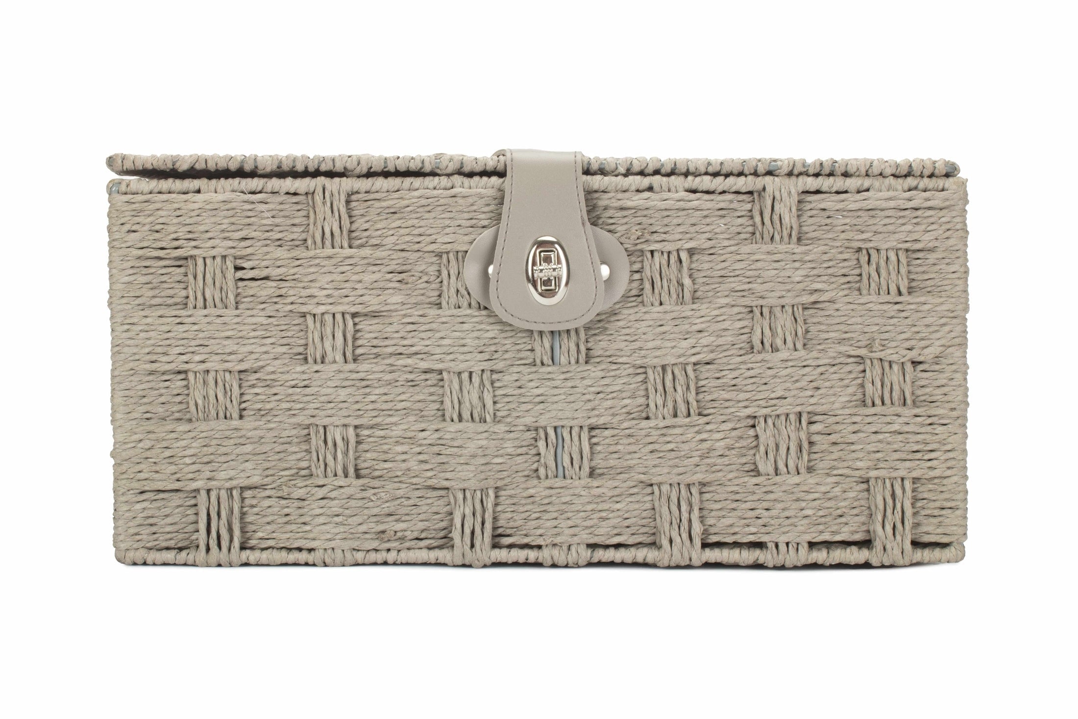 Large Paper Rope Hamper - Grey - REGN
