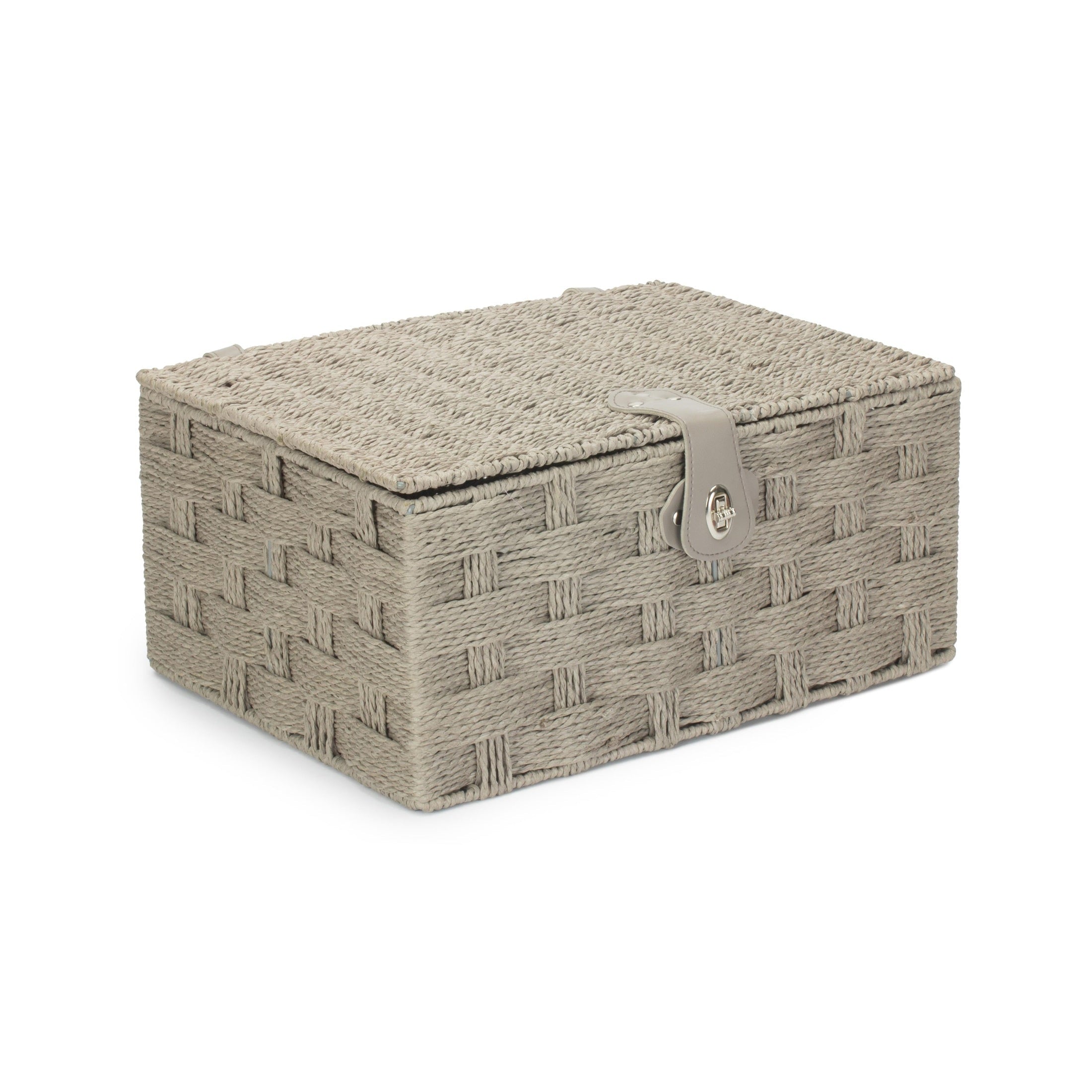 Large Paper Rope Hamper - Grey - REGN