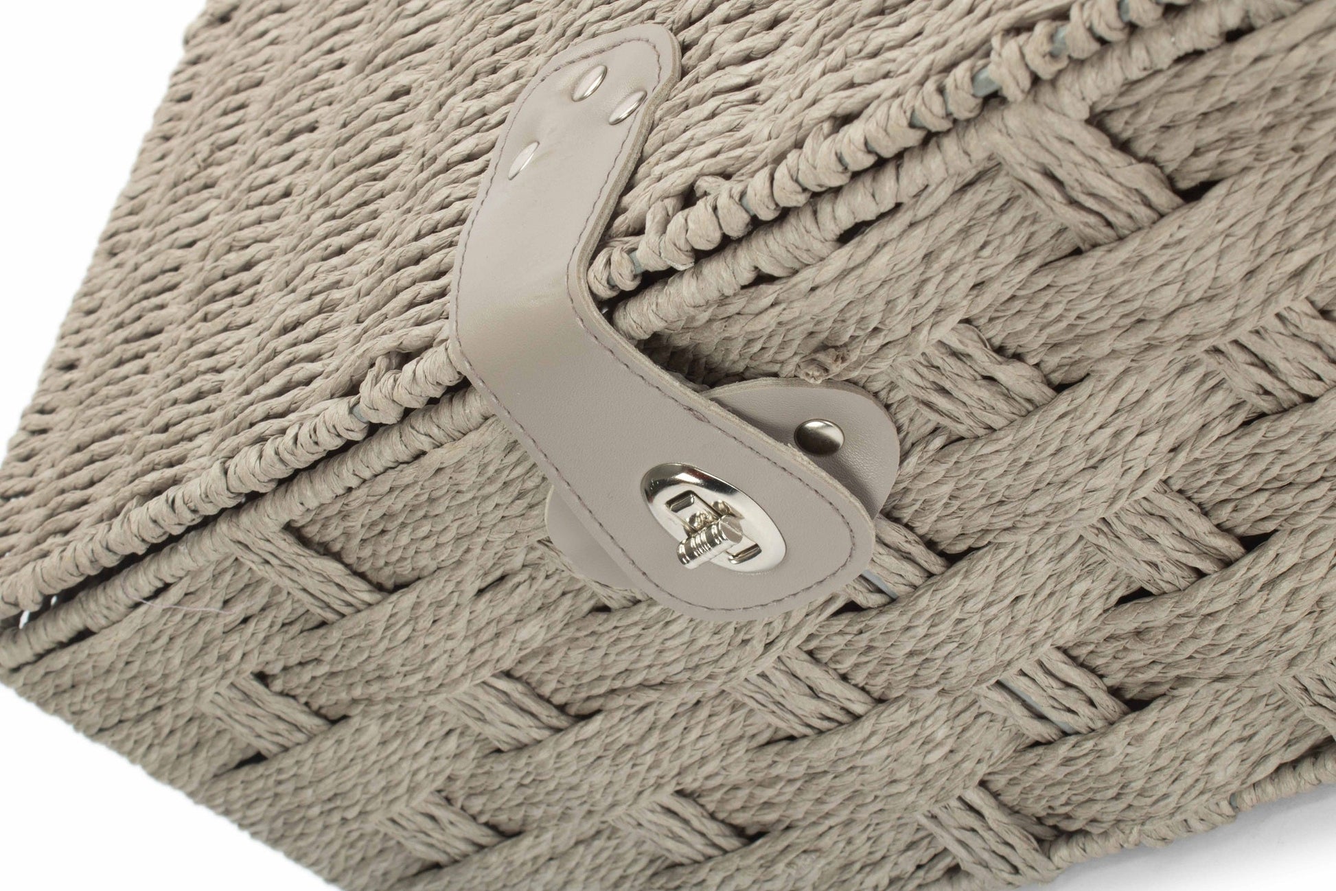 Large Paper Rope Hamper - Grey - REGN