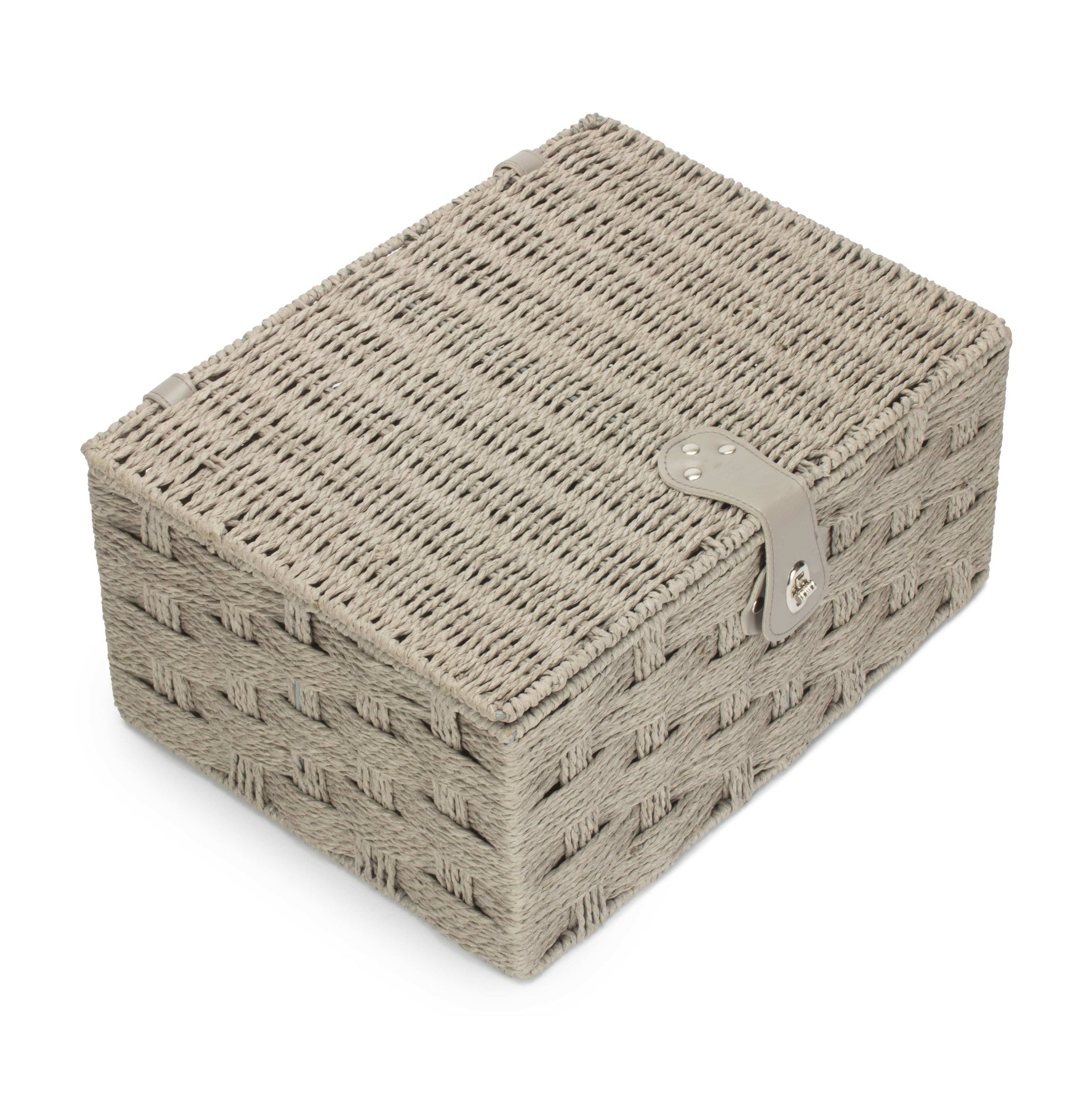Large Paper Rope Hamper - Grey - REGN