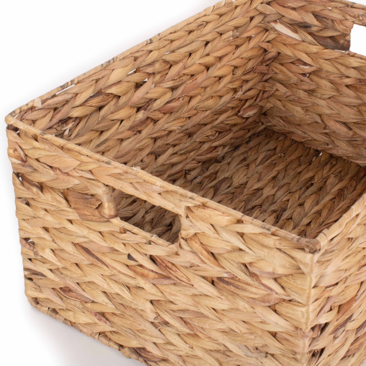Large Rectangular Water Hyacinth Storage Basket - REGN