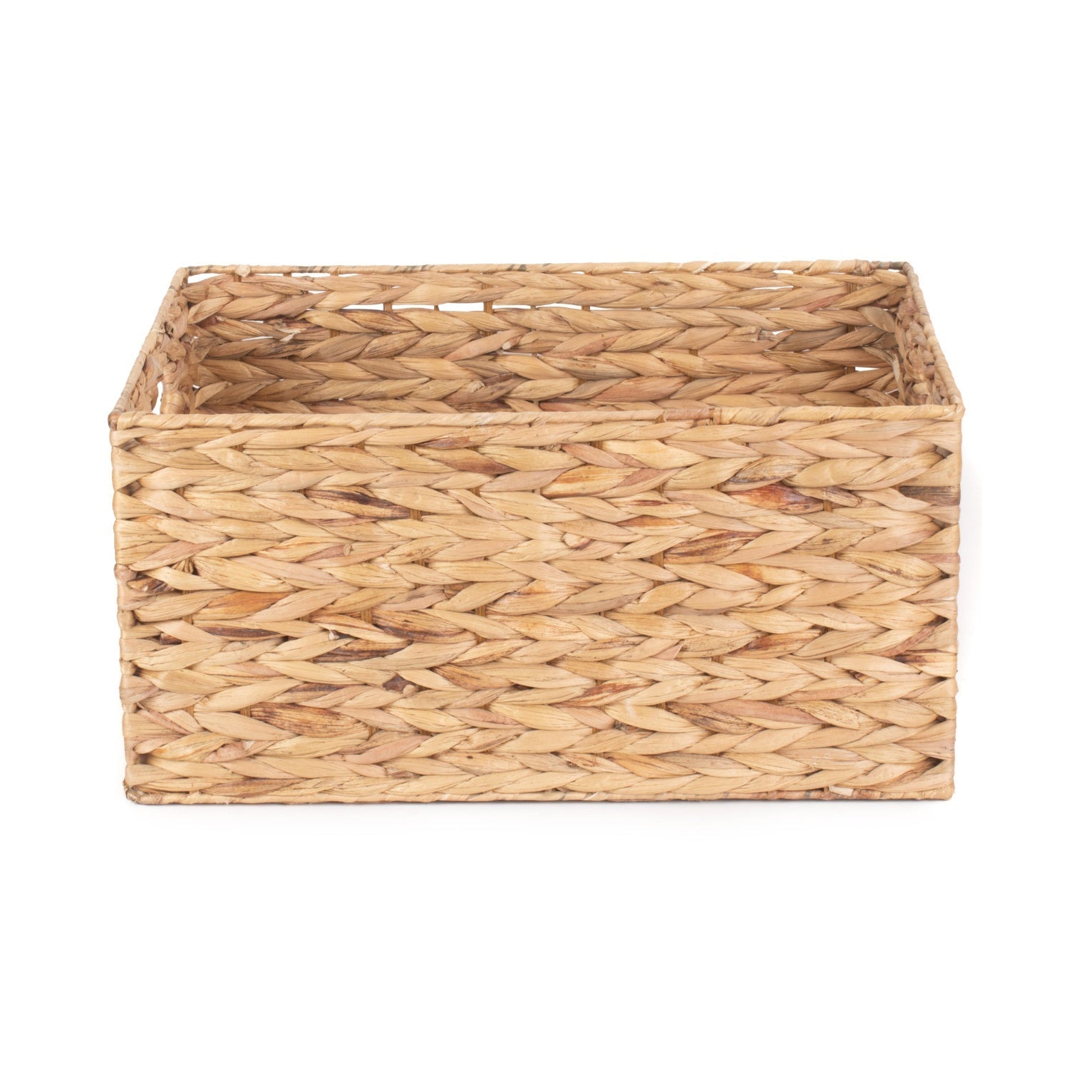 Large Rectangular Water Hyacinth Storage Basket - REGN