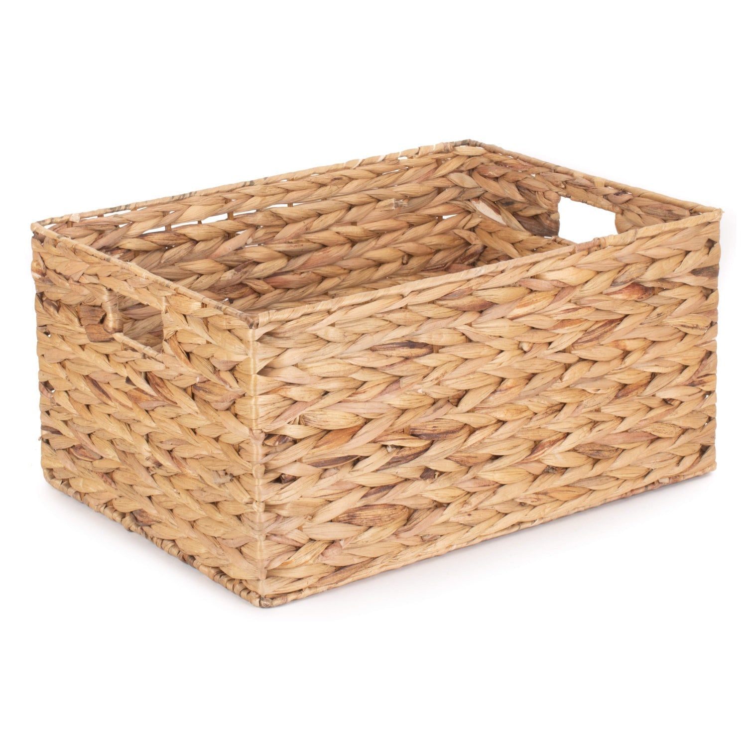 Large Rectangular Water Hyacinth Storage Basket - REGN