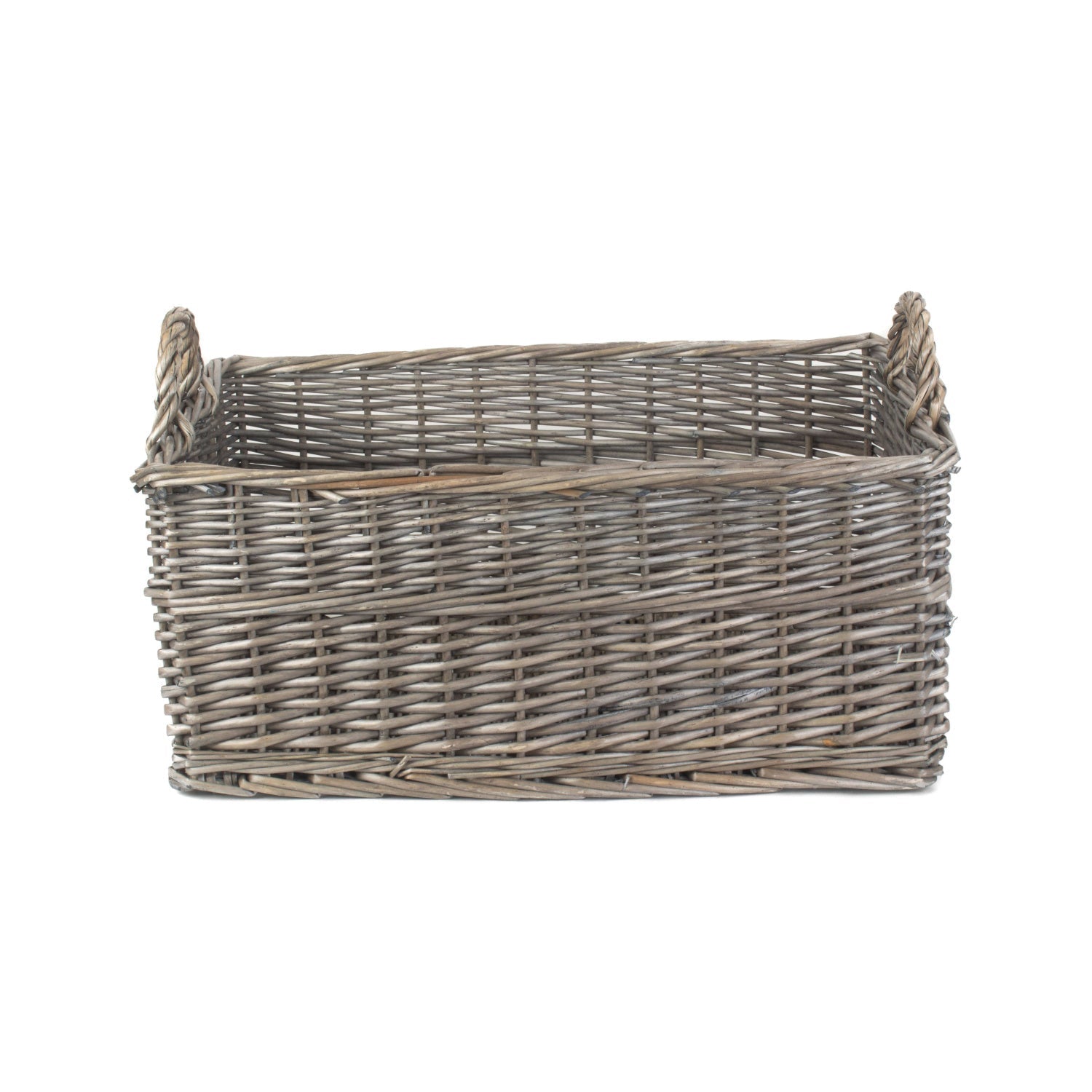 Large Shallow Antique Wash Storage Basket - REGN