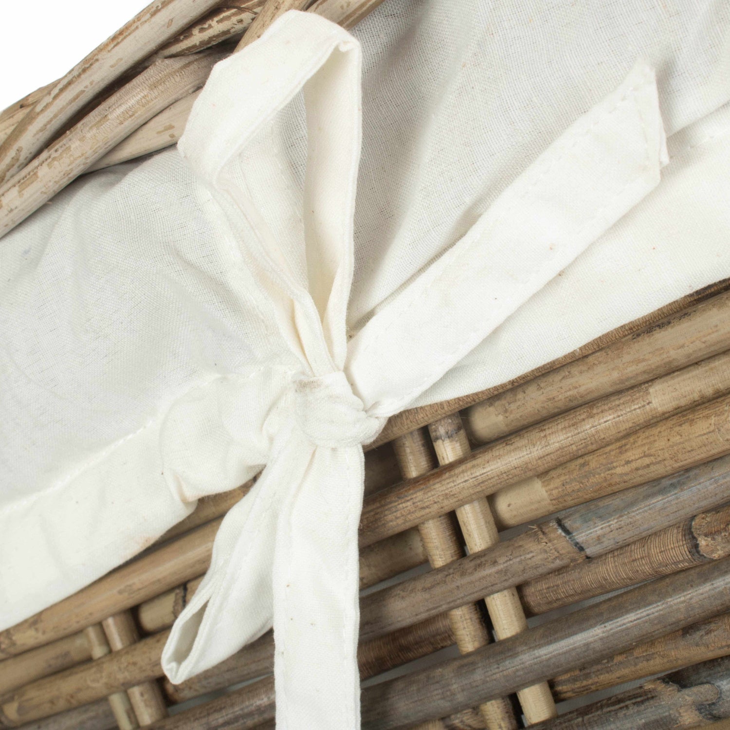 Large Square Rattan Laundry Hamper Basket - REGN