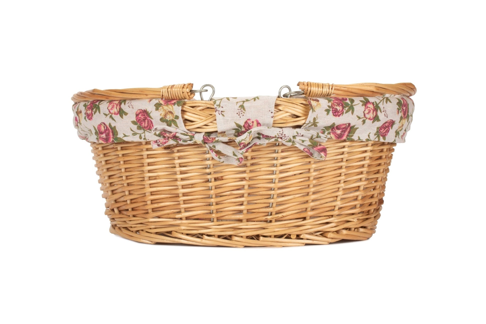 Large Swing Handle Shopper With Garden Rose Lining - REGN