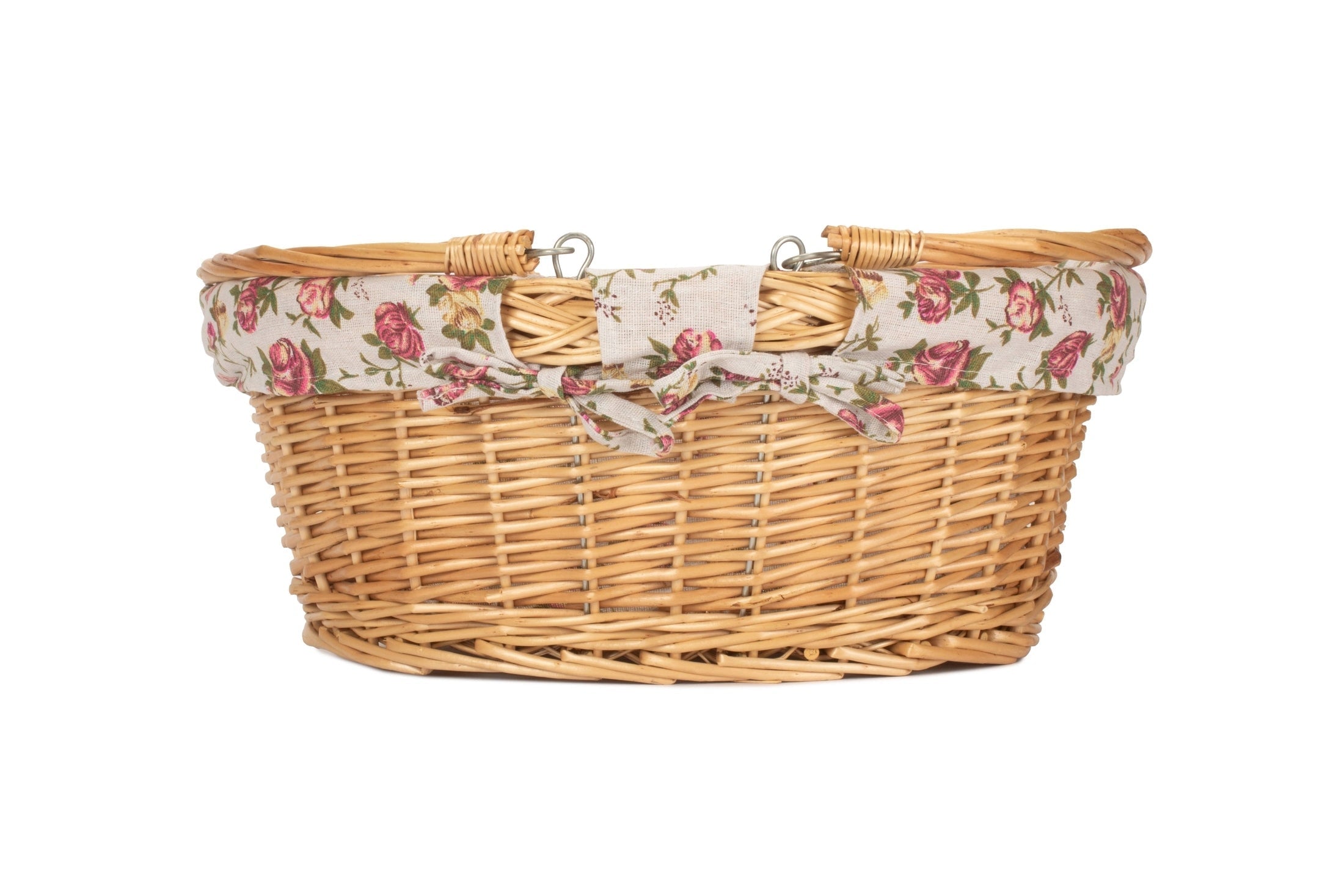 Large Swing Handle Shopper With Garden Rose Lining - REGN