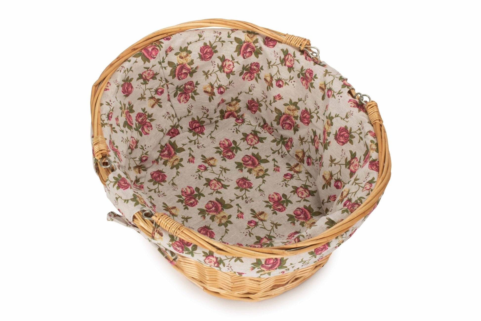 Large Swing Handle Shopper With Garden Rose Lining - REGN
