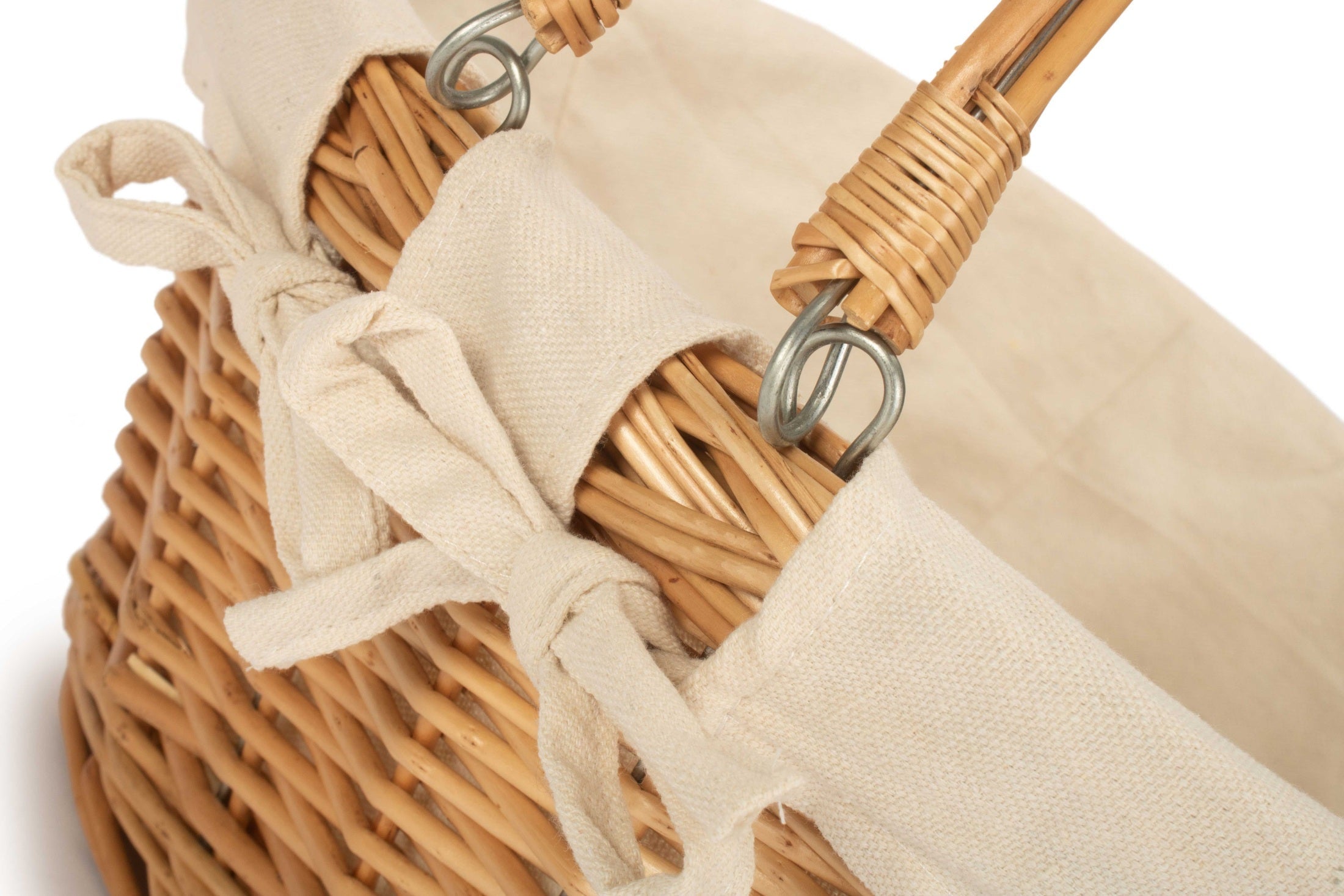 Large Swing Handle Shopper With White Lining - REGN