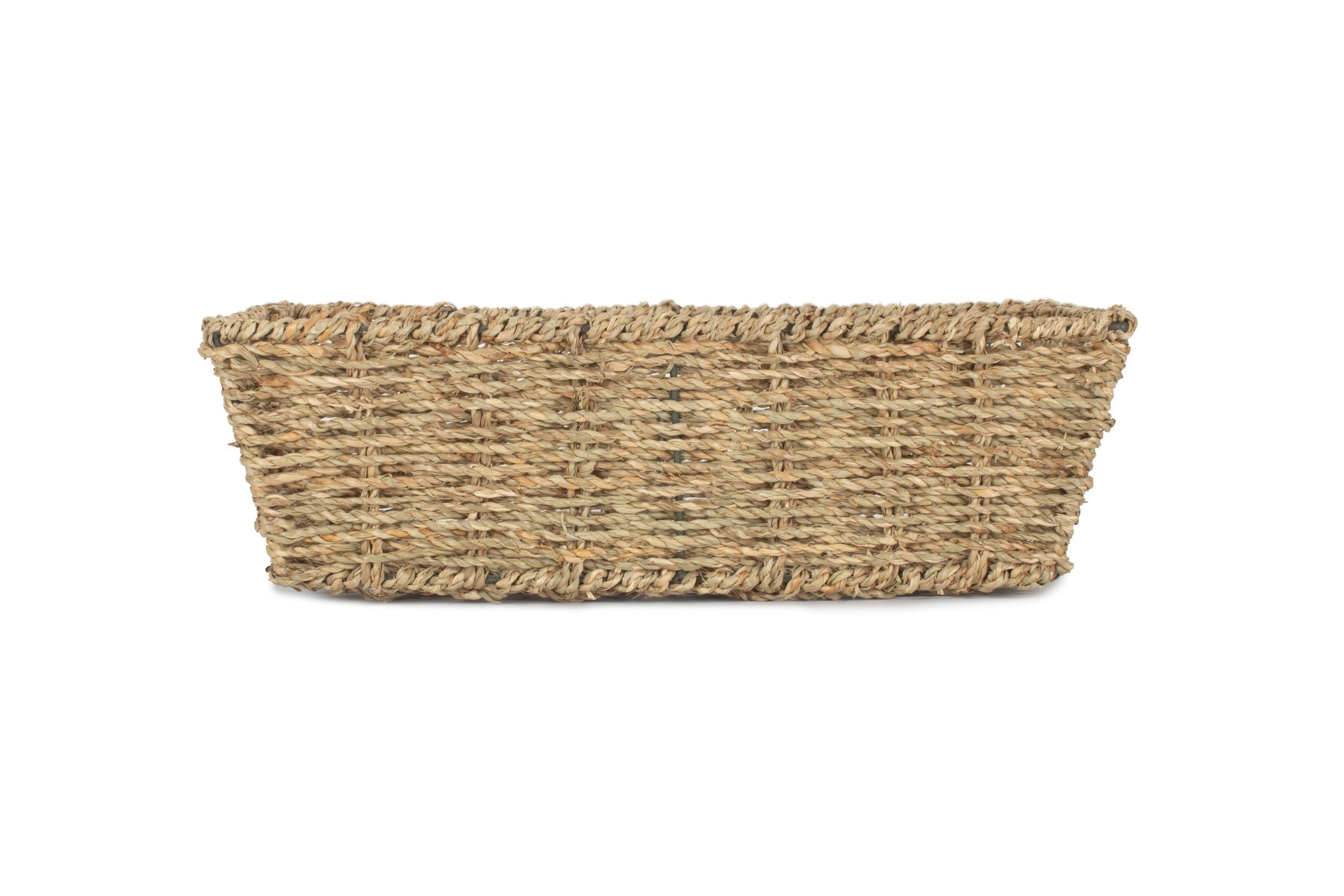 Large Tapered Seagrass Tray Basket - REGN