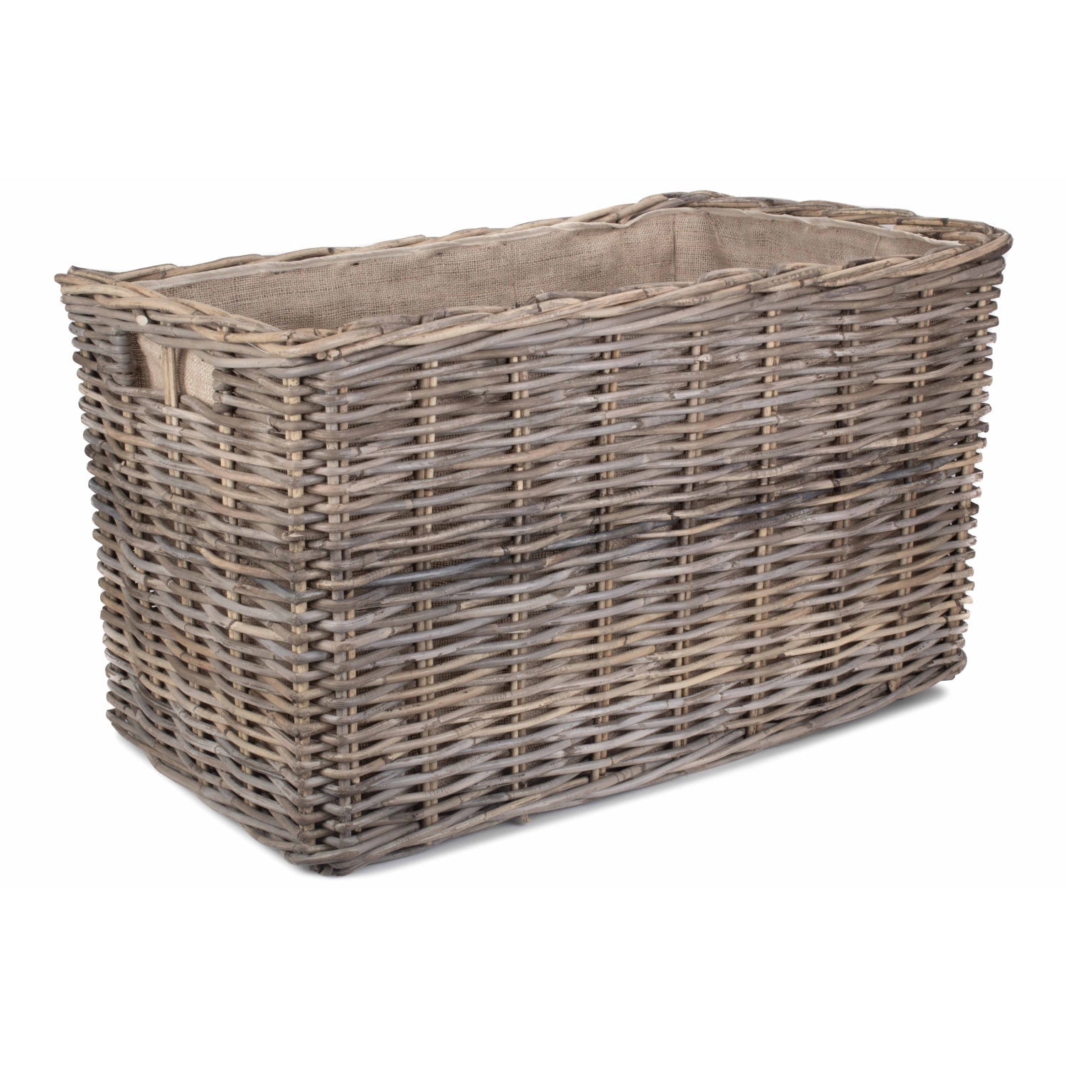 Large Under Bench Basket With Hessian Lining - REGN