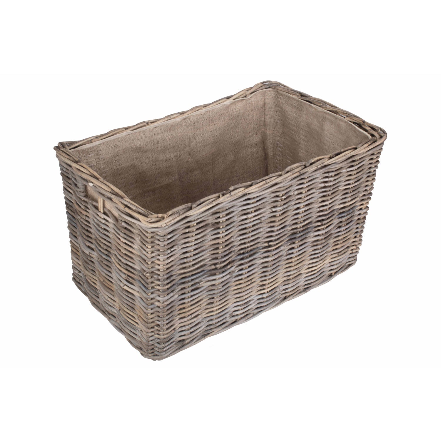 Large Under Bench Basket With Hessian Lining - REGN