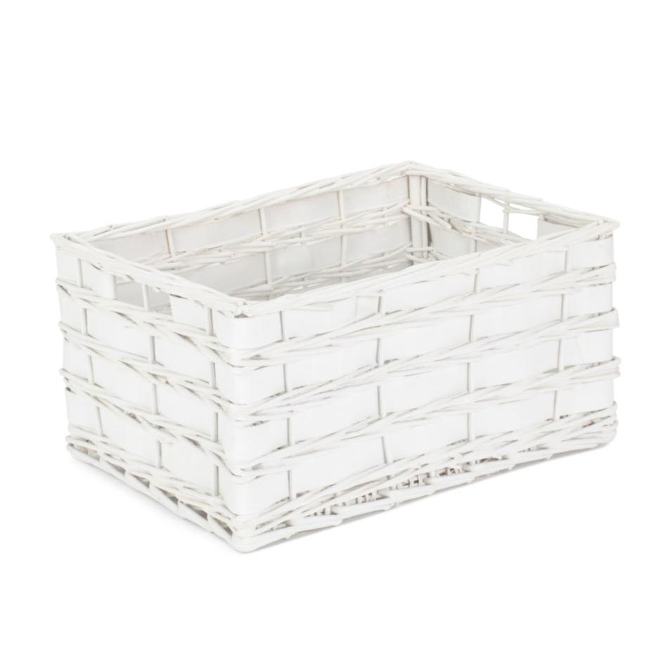 Large White Scandi Storage Basket - REGN