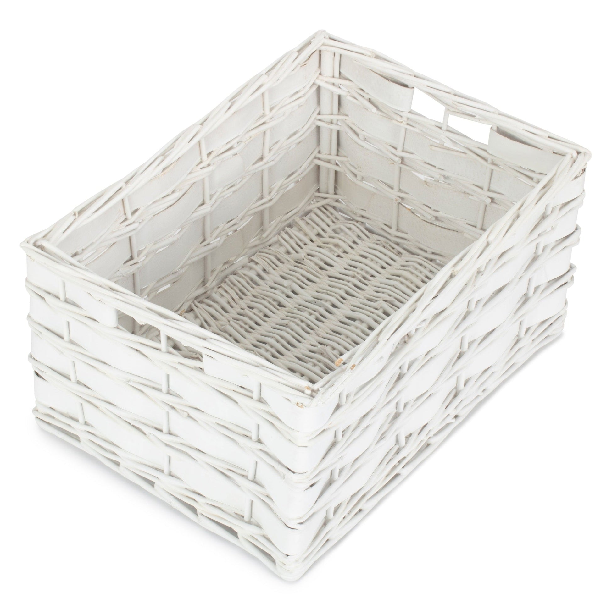 Large White Scandi Storage Basket - REGN