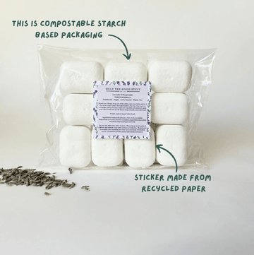 Lavender & Peppermint Toilet Bombs For Eco Cleaning, Citric Acid Bicarb Toilet Cleaner - 10 Pack - REGN