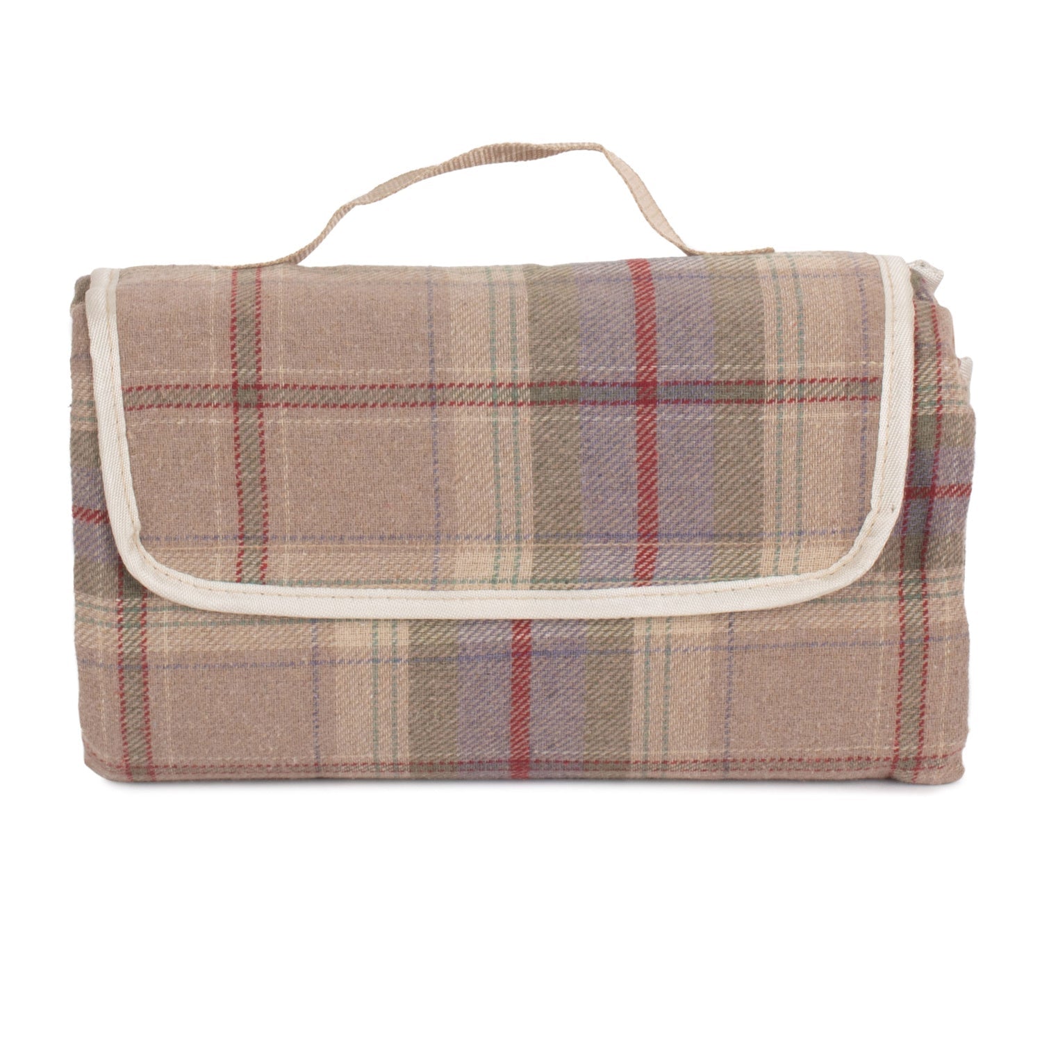 Lavender Tartan Waterprrof Picnic Blanket Rug - REGN