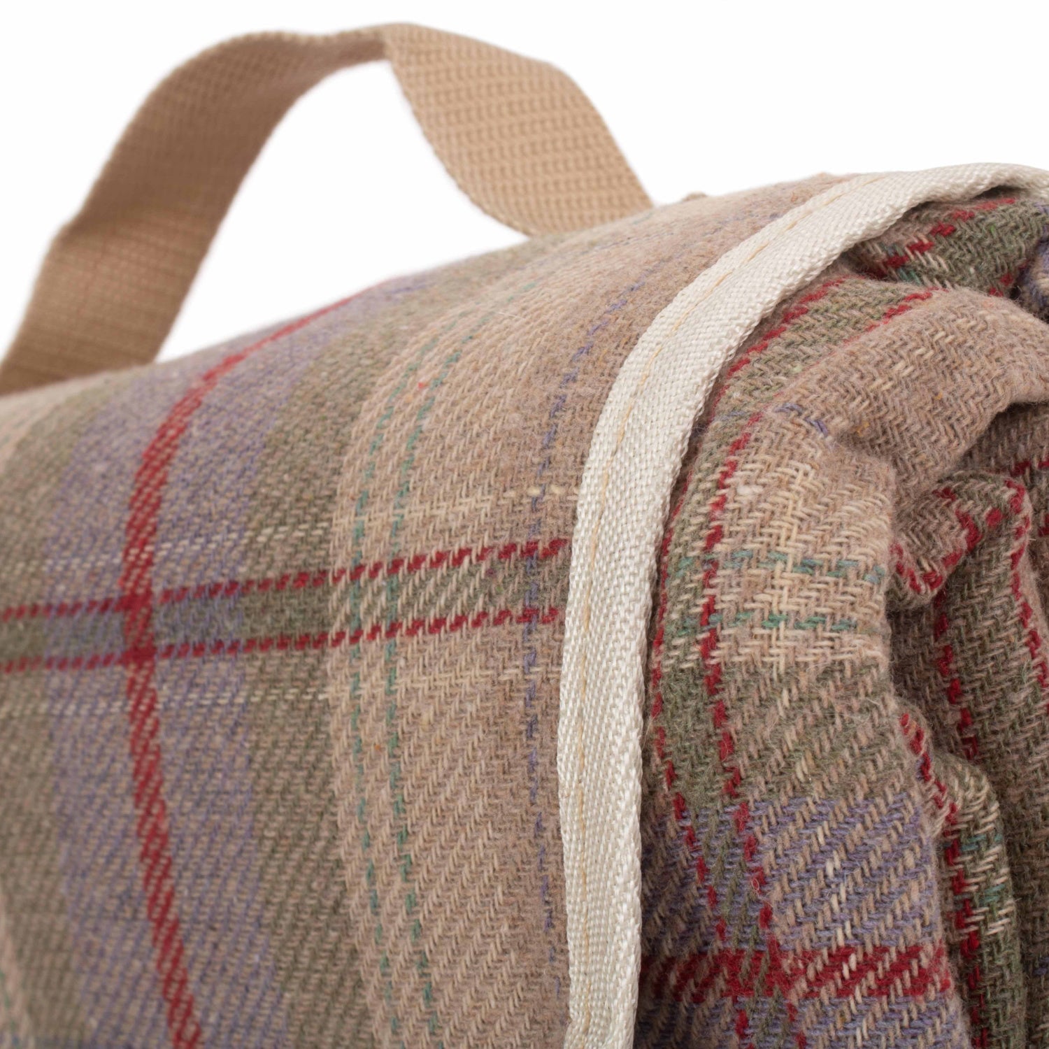 Lavender Tartan Waterprrof Picnic Blanket Rug - REGN