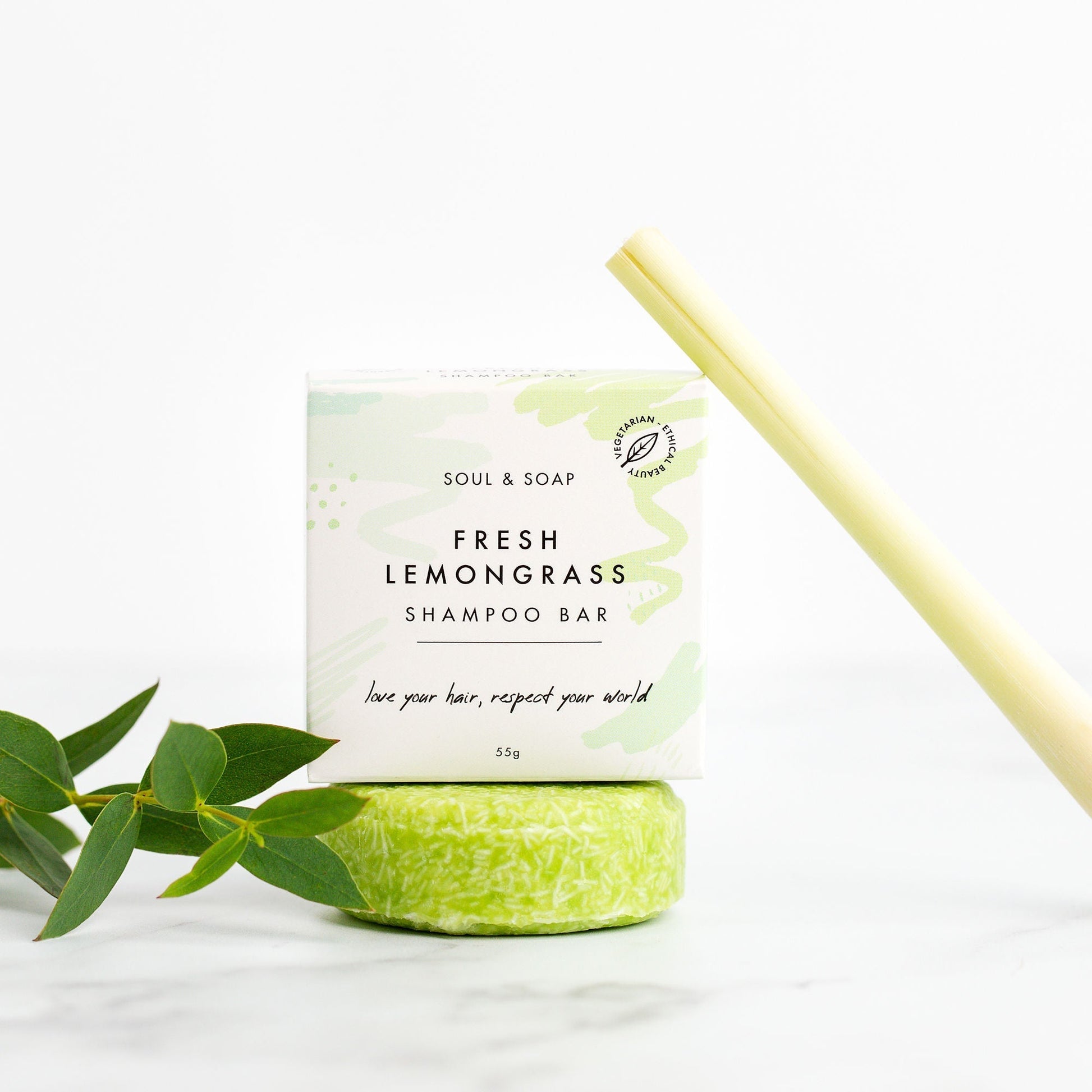 Lemongrass Solid Shampoo Bar For All Hair Types - REGN
