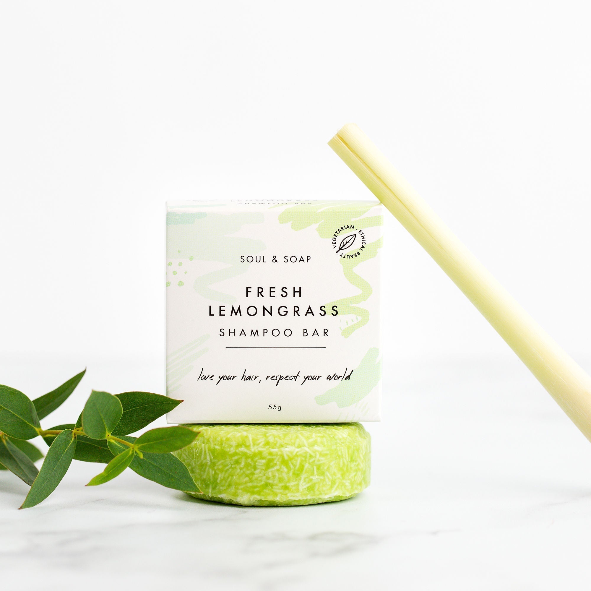 Lemongrass Solid Shampoo Bar For All Hair Types - REGN