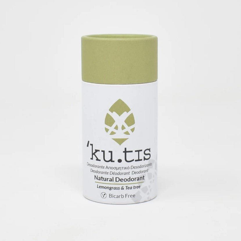 Lemongrass & Tea Tree Natural Bicarb Free Roll On Eco Friendly Deodorant, Plastic Free Anti Perspirant - REGN