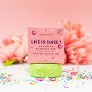 Life Is Sweet Shampoo Bar For All Hair Types - Vegan. Rhubarb Scented - REGN