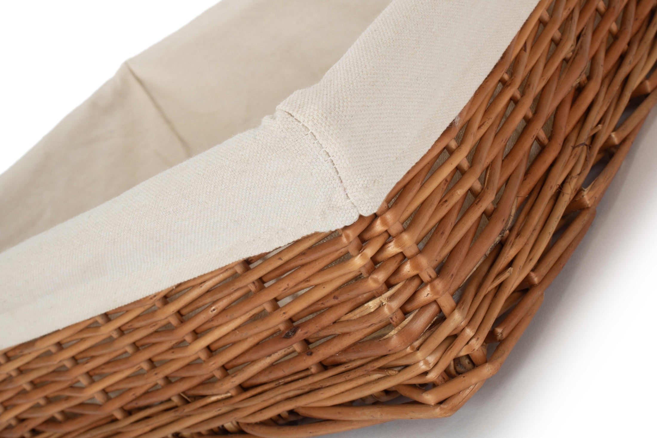 Lined Large Double Steamed Storage Tray Basket - REGN