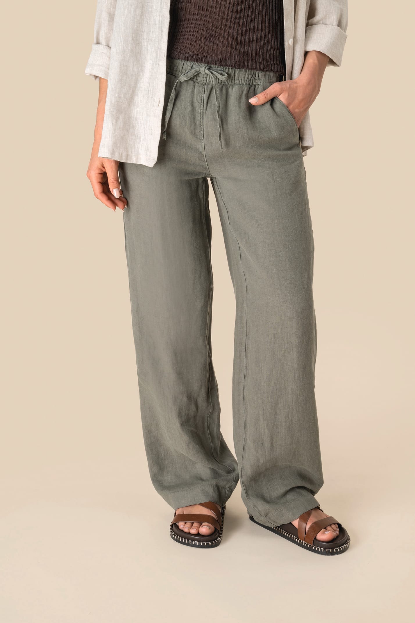 Linen Trousers: Womens - REGN