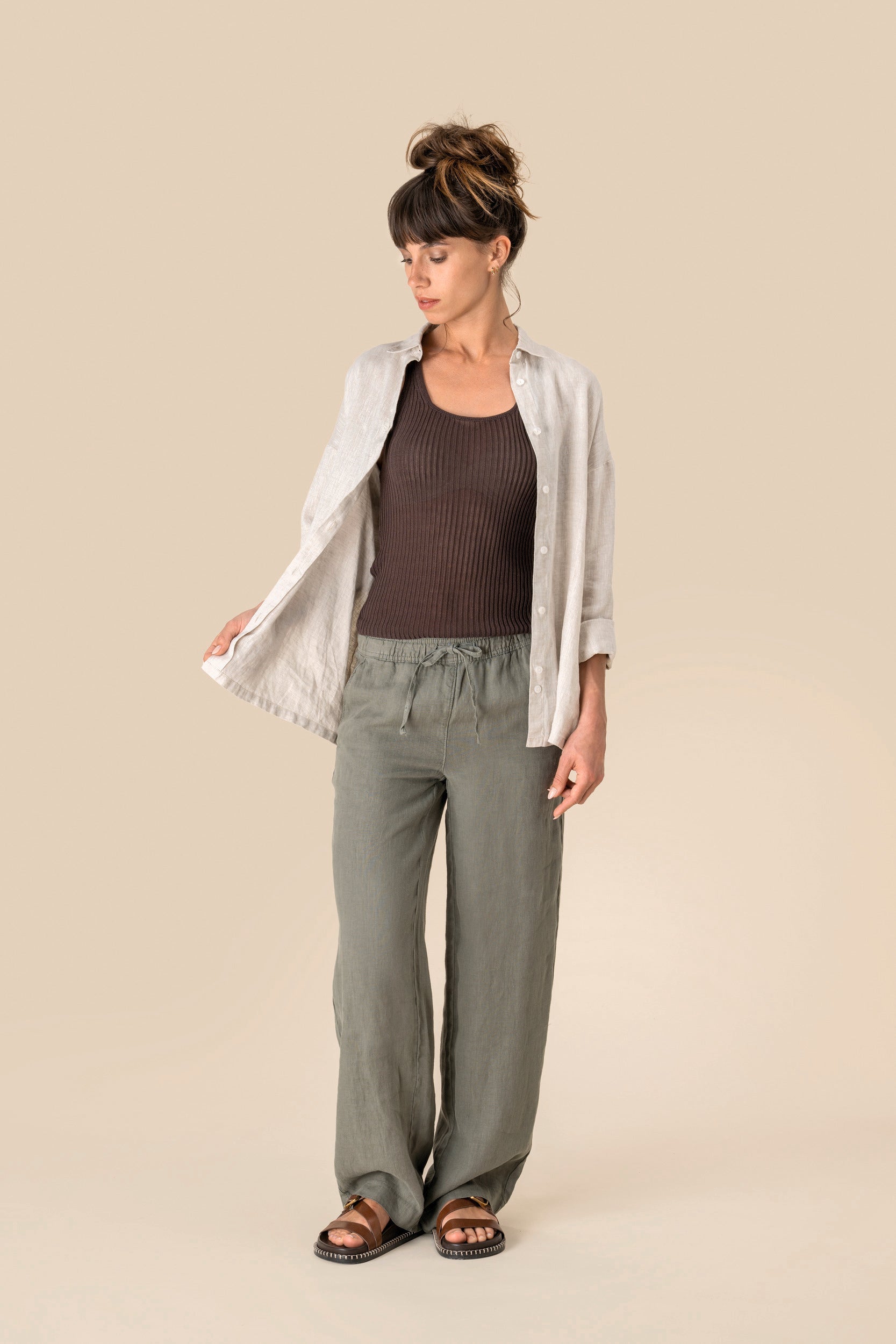 Linen Trousers: Womens - REGN